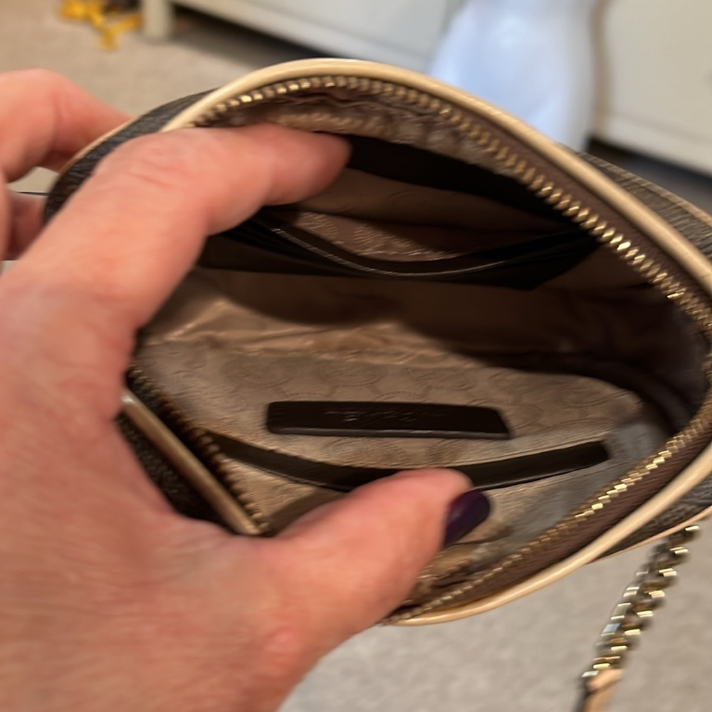 Michael Kors Logo Brown Crossbody Bag - Picture 7 of 9